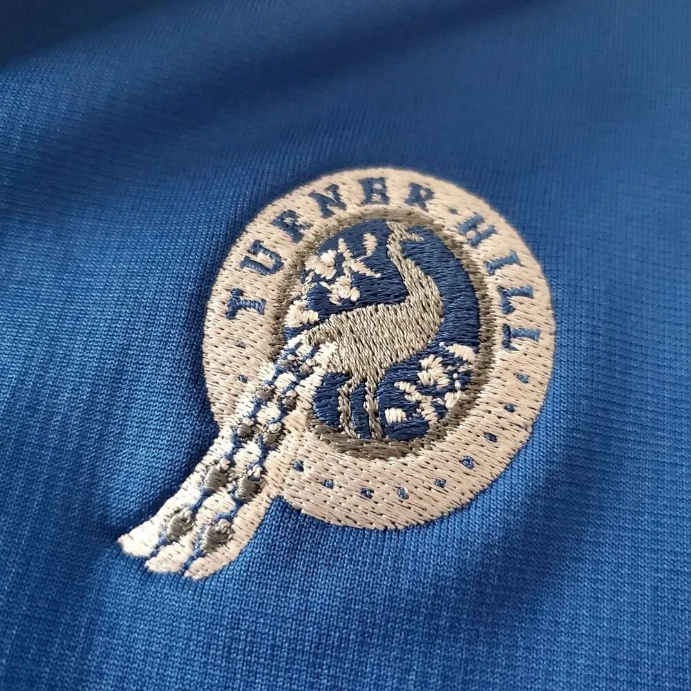 Adidas Climaheat Golf Full Zip Long Sleeve Jacket Men's Size XL Blue Embroidered